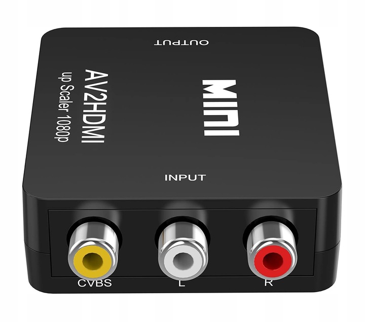 ADAPTER AV RCA DO HDMI KONWERTER CINCH CVBS 1080P RCA - HDMI