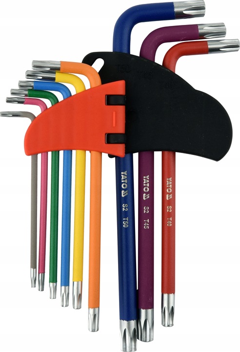 KLUCZE IMBUSOWE 1,5-10MM 9SZT. + TORX T10-T50 9SZT. ZESTAW YATO