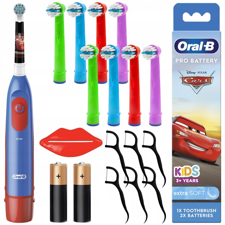 ELEKTRYCZNA SZCZOTECZKA NA BATERIE DLA DZIECI ORAL-B ADVANCE AUTA DB5