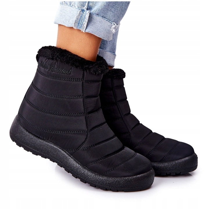 OCIEPLANE ŚNIEGOWCE NIEPRZEMAKALNE CZARNE 39