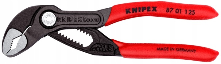 ORYGINALNE SZCZYPCE-KLUCZ DO RUR COBRA KNIPEX 125