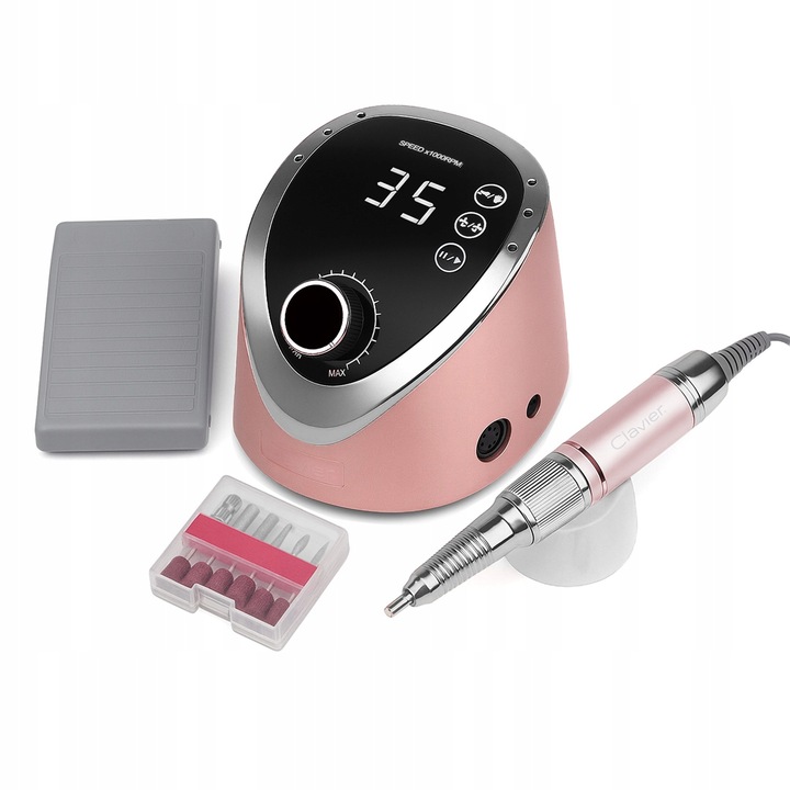 Frezarka Do Paznokci Manicure Pedicure Hybrydy Żele Mocna 65W Clavier