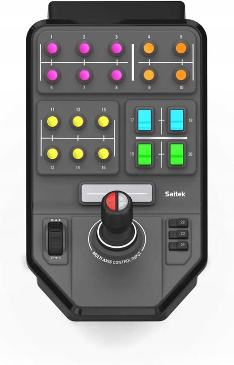 Logitech Gaming Saitek Farm Farming Sim Heavy Equipment Side Panel Joystick