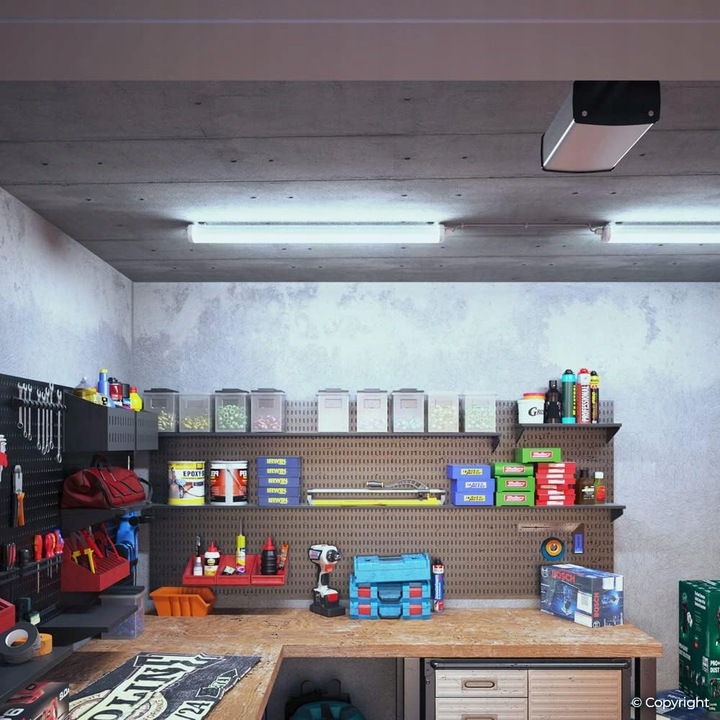 Lampa Sufitowa LED Do Garażu 60W 120cm 5000lm Warsztatu Oprawa