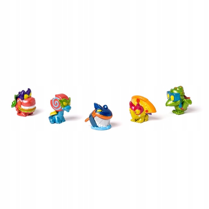 SUPER ZINGS Things Tin Dino Destroyers Puszka Metalowa 5 Figurek