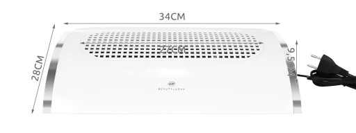 Mocny Pochłaniacz Pyłu Manicure 3 Wiatraki 2 Worki