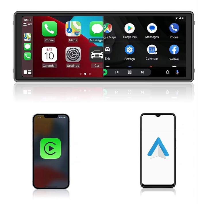 STACJA MULTIMEDIALNA MONITOR RADIO SAMOCHODOWE ANDROID AUTO CARPLAY