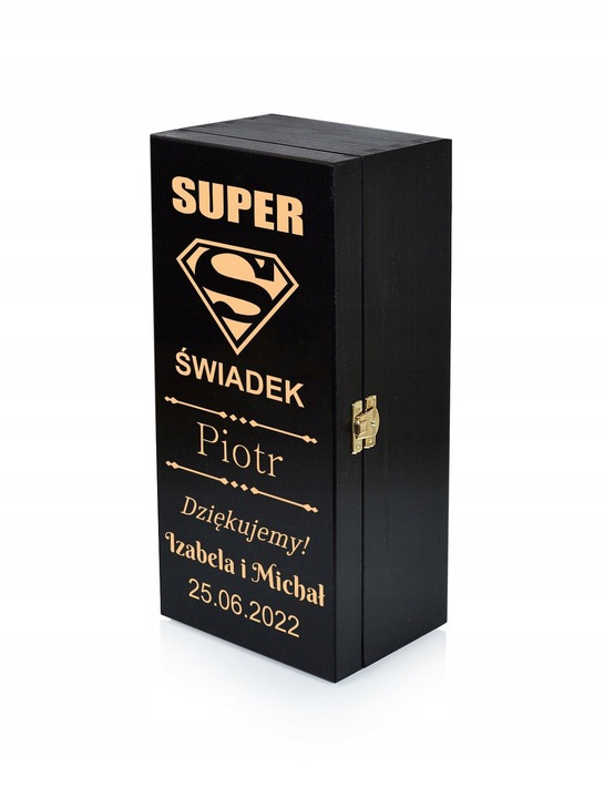 PODZIĘKOWANIE DLA ŚWIADKA SKRZYNKA NA WHISKEY