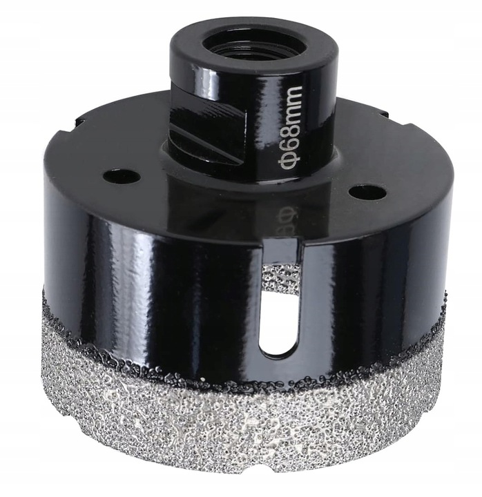 OTWORNICA DIAMENTOWA KORONKA WIERTŁO 68mm M14 DO GRES PŁYTEK GLAZURY