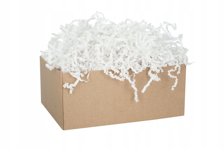 Wiórki papierowe wypełniacz Basic 4mm Białe 1kg