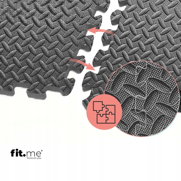MATA PUZZLE POD SPRZĘT DO ĆWICZEŃ 12 SZT 4,32m2 OCHRONNA PODŁOGA NA SIŁOWNI