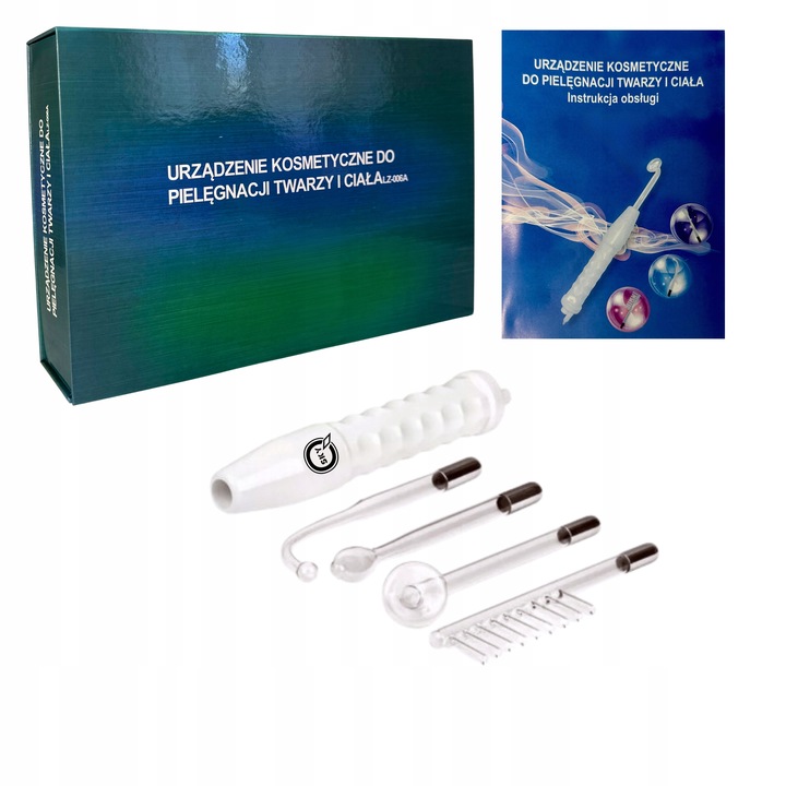 DARSONVAL QSKY DERMA WAND 4w1 PRO DO PIELĘGNACJI TWARZY ZMARSZCZEK I WŁOSÓW