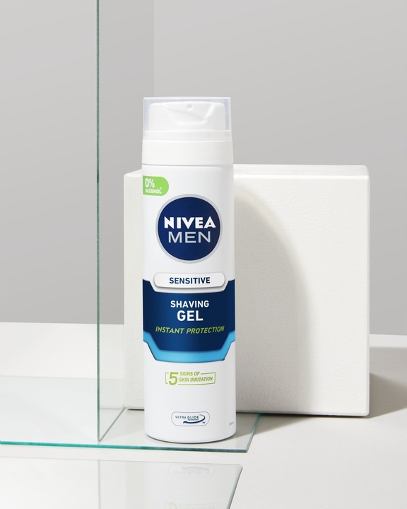 NIVEA MEN Sensitive Żel do golenia łagodzący delikatny 200ml x 3 szt
