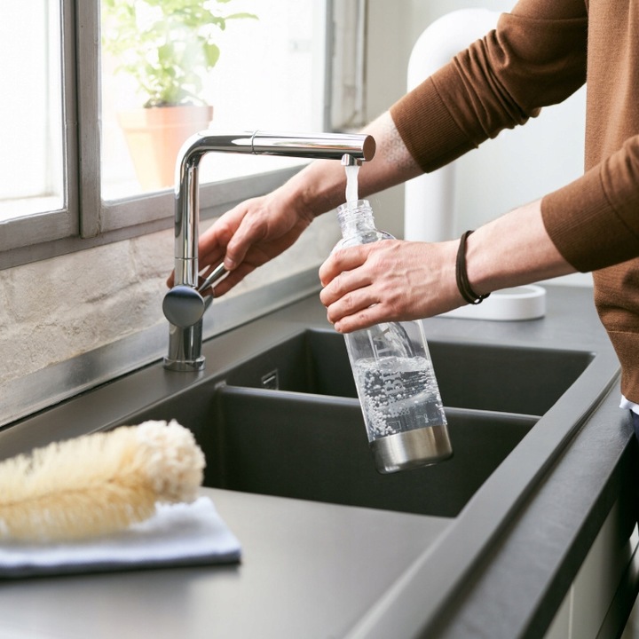 Zestaw 2 butelki plastikowe PET BRITA sodaONE 1l do saturatora