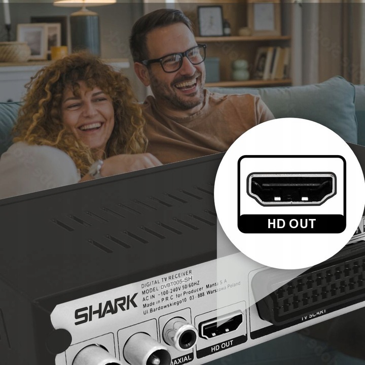 TUNER DEKODER DVBT2 TV NAZIEMNEJ DVB-T2 HEVC H.265 HDMI USB PVR EPG PILOT