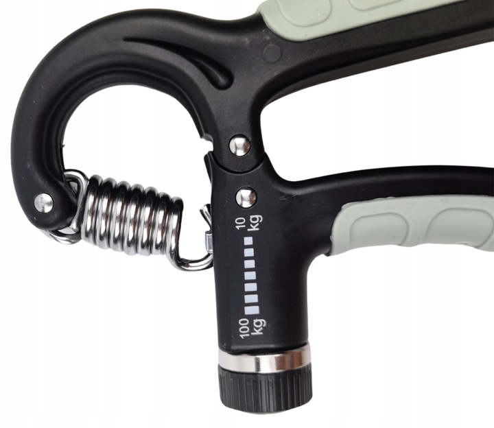 2x Ściskacz gripper z licznikiem regulowany 10-100kg do ćwiczeń nadgarstka