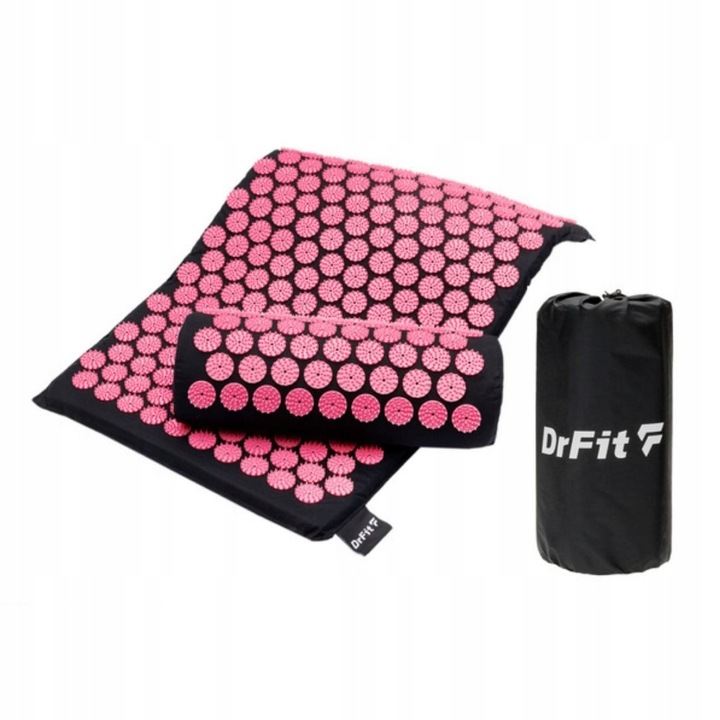 Mata do Akupresury z Poduszką Zdrowotna z Kolcami Damska 75 cm Różowe