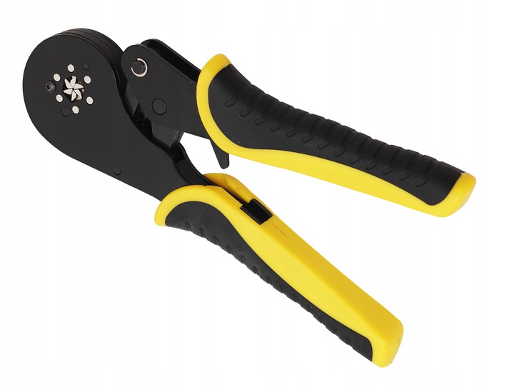 ZACISKARKA PRASKA DO TULEJEK KONEKTORÓW KABLI SZEŚCIOKĄTNA 0,08-16 mm2