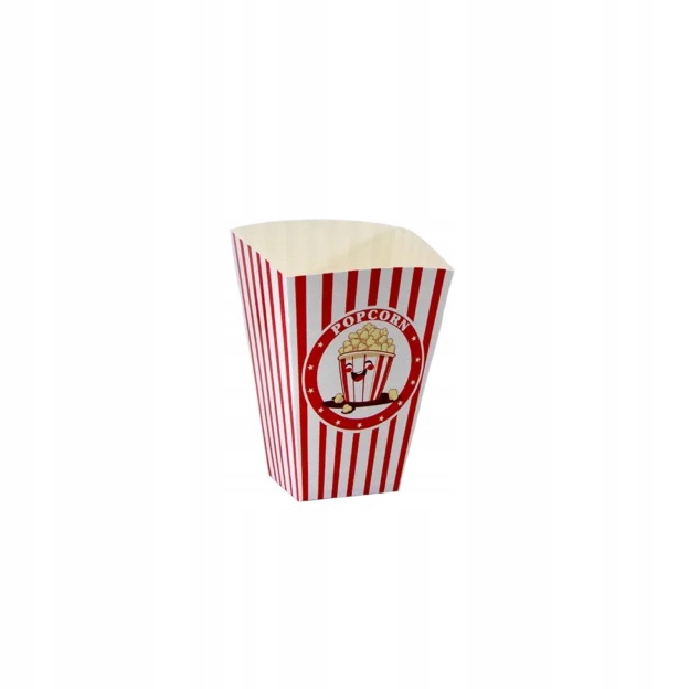 Pojemnik do popcornu papierowy jednorazowy mocny mała porcja 920 ml 50