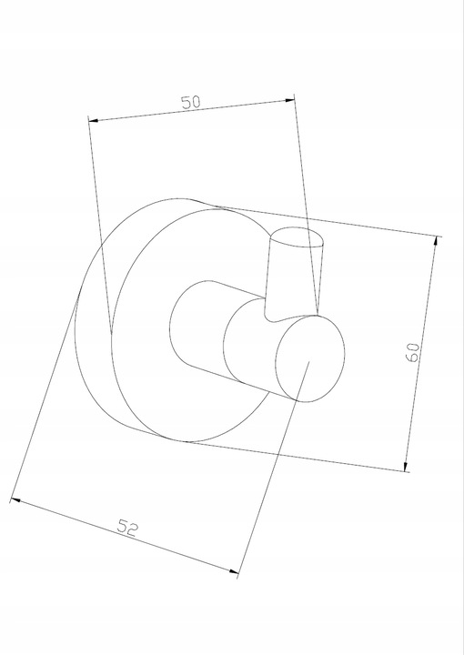 MEXEN REMO WIESZAK HACZYK NA RĘCZNIKI CHROM