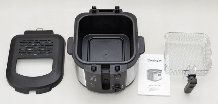 Frytkownica olejowa 1900W – frytownica | duża pojemność łatwe