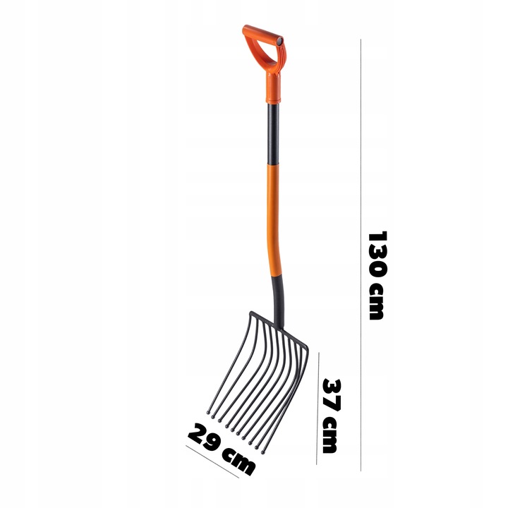 WIDŁY GABLE DO ZIEMNIAKÓW BURAKÓW 10 ZĘBNE METALOWE SOLIDNE MOCNE 130