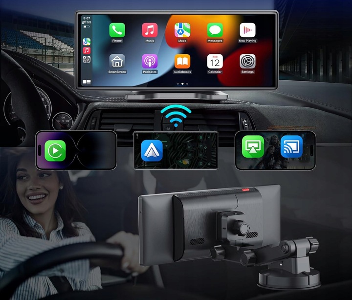 Radio Samochodowe ANDROID Auto AirPlay Mirror Link Ekran 9,3"
