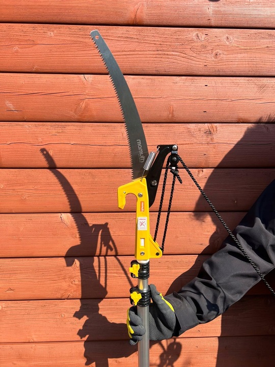 PIŁA TELESKOPOWA Z SEKATOREM NA TRZONKU 3,75m 375cm DO GAŁĘZI 2w1