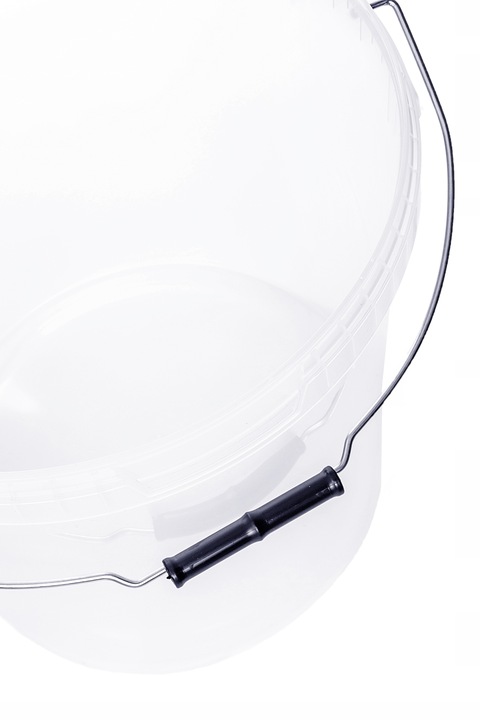 WIADERKO WIADRO POJEMNIK Z POKRYWKĄ TRANSPARENTNE 20L DO 200°