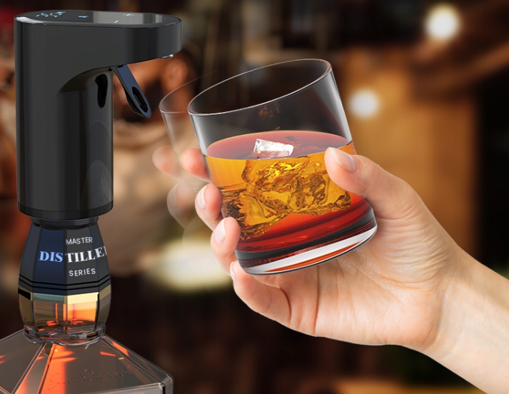 DOZOWNIK NALEWAK DO ALKOHOLU WINA WHISKEY ELEKTRYCZNY AUTOMATYCZNY AERATOR