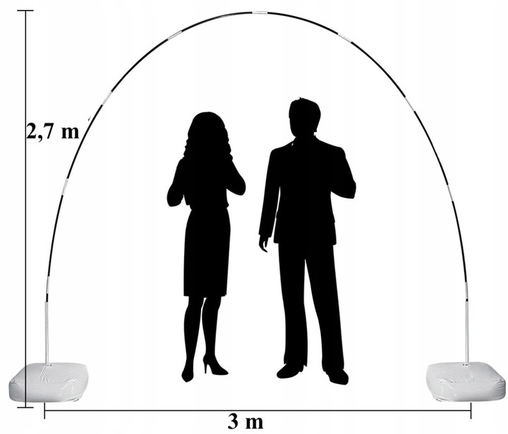 ŁUK WIELKI STELAŻ DO BALONÓW GIRLAND BRAMA WESELE ŚCIANKA EVENT ŚLUB SESJA