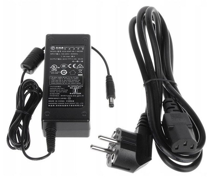 SWITCH PoE 8x PoE do kamer HIKVISION 60W 10/100Mb