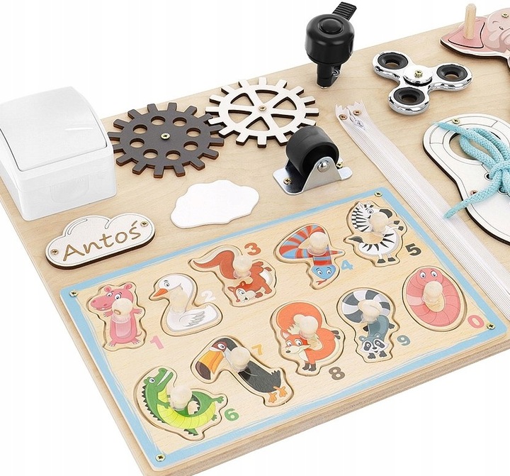 Tablica XL MANIPULACYJNA sensoryczna montessori