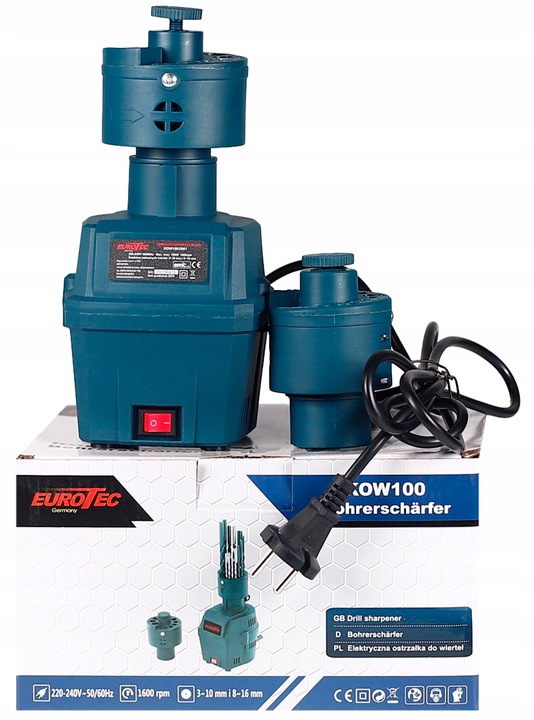 OSTRZAŁKA DO WIERTEŁ 3-16 MM ADAPTER +2x GŁOWICA ELEKTRYCZNA DO