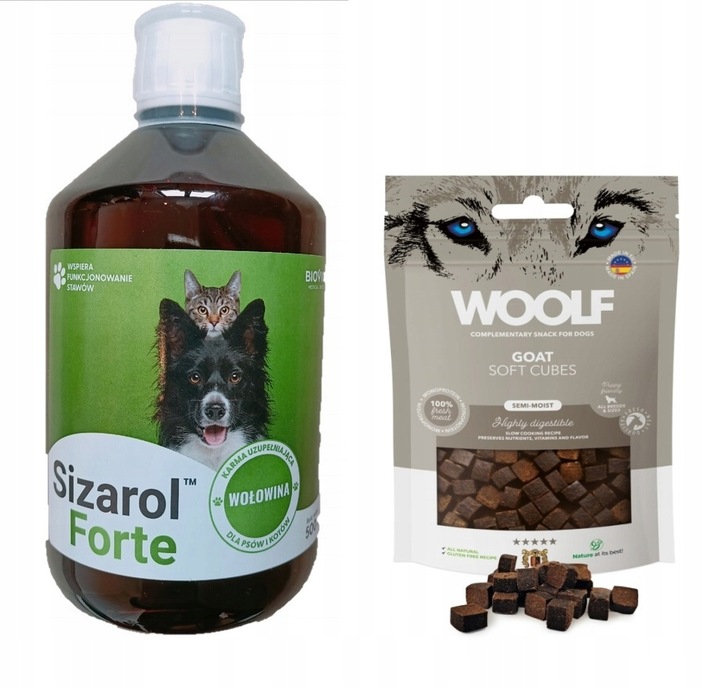 SIZAROL COMPLEX FORTE 500ml +GRATIS WOOLF Soft Cubes of Goat 100g