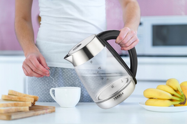 Czajnik elektryczny SZKLANY REGULACJA TEMPERATURY LCD DOTYKOWY PANEL