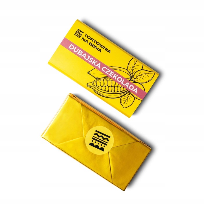 Czekolada Dubajska z Pistacjami Dubai Kadayif Oryginalna Viral PREZENT