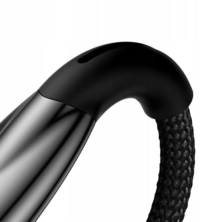 BASEUS kabel Typ C do Typ C PD 100W Glimmer 2m 200cm black wytrzymały oplot