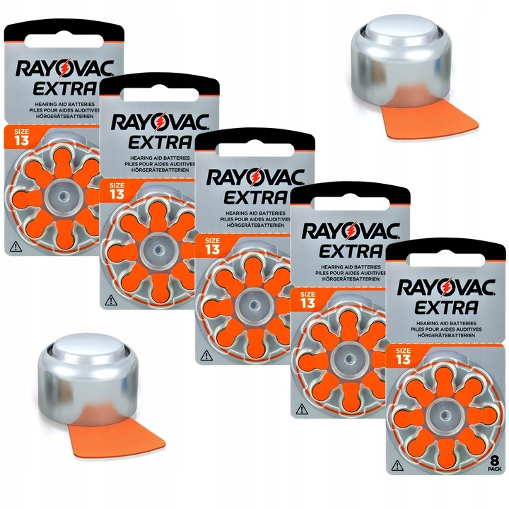 Baterie słuchowe do aparatów słuchowych 13 PR48 RAYOVAC EXTRA x 40 szt