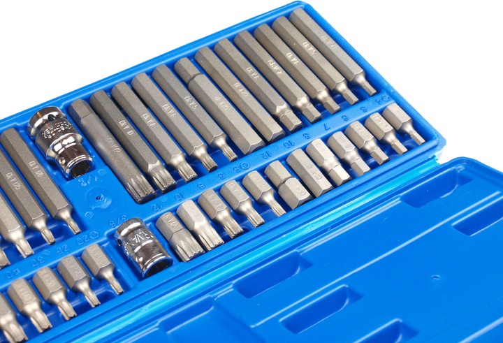 ZESTAW BITÓW IMBUS - TORX - SPLINE - KLUCZE 40 EL.
