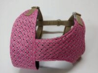 Pelo Szelki -Pelki bezuciskowe AŻUR granatowe .r.3