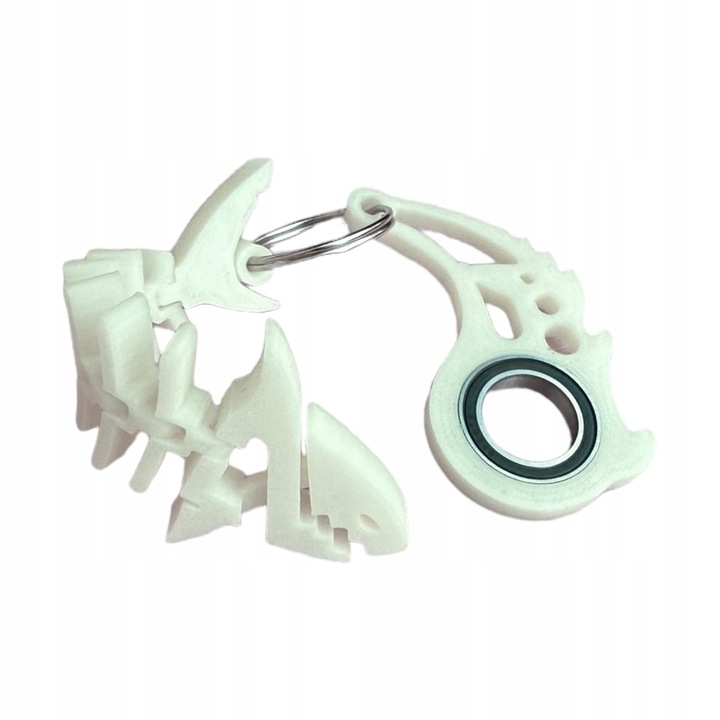 KEYSPINNER Zestaw BRELOCZEK do kluczy Keyrambit Rekin Świecący w ciemności