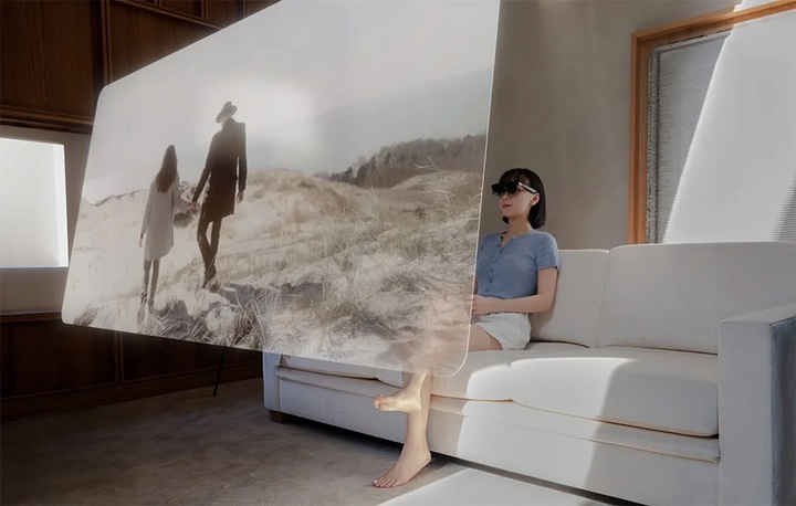 XREAL Okulary AR ONE Inteligentne Gogle AR VR Do 120HZ Micro OLED Sony 147”