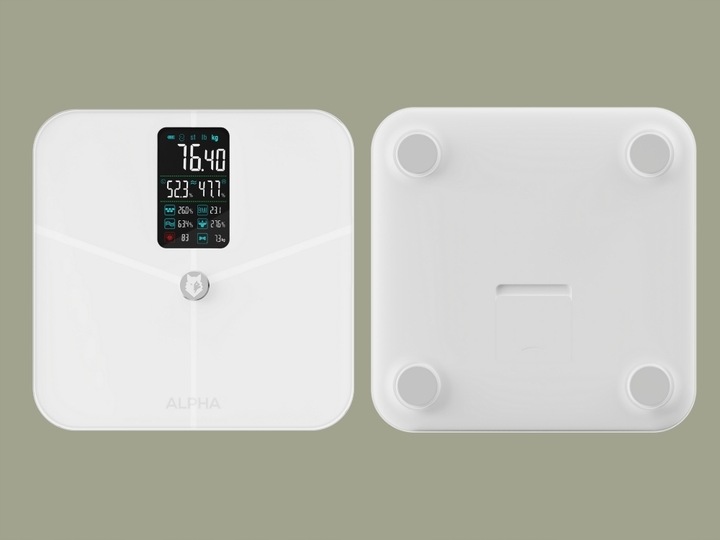 Waga Łazienkowa Elektroniczna Sportowa Alpha - Aplikacja Po Polsku