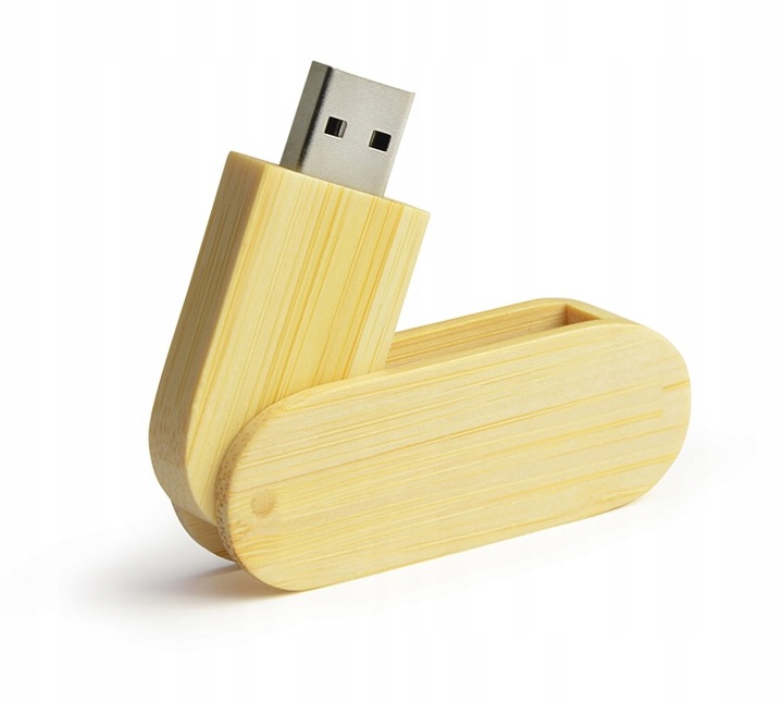 PENDRIVE USB 16GB bambusowy
