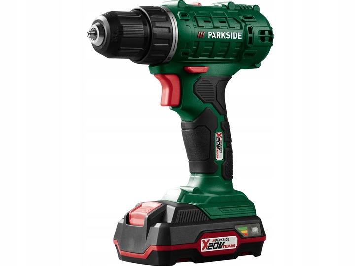 PARKSIDE Akumulatorowa Wiertarkowkrętarka PBSSA 20-Li A1, 20 V z AKU +