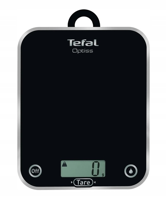 Waga kuchenna Tefal Optiss BC5005V0 Czarne szkło hartowane 5kg do