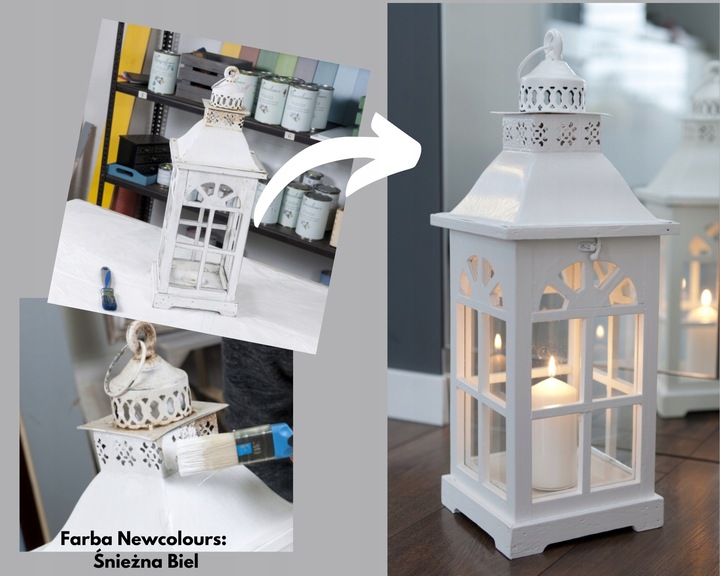 Farba do mebli Newcolours - Śnieżna Biel 900 ml