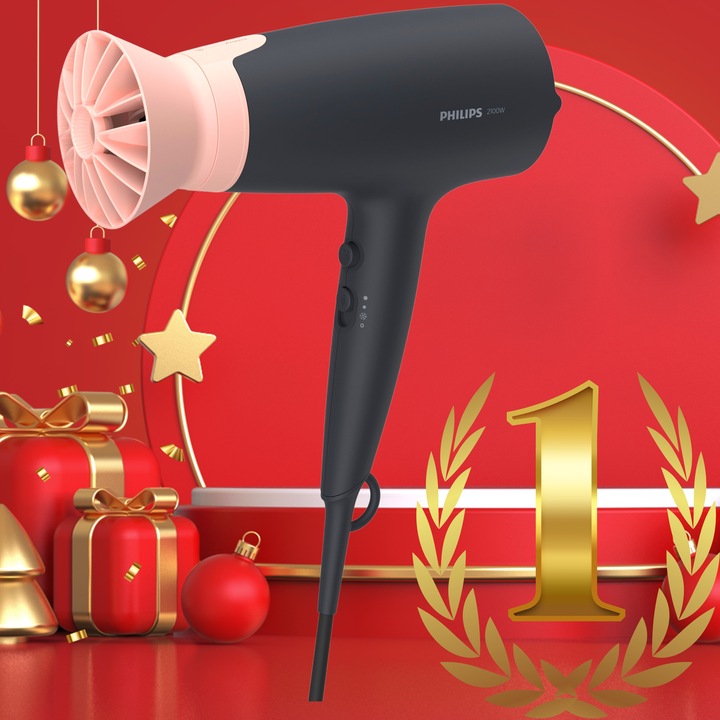 PROFESJONALNA SUSZARKA DO WŁOSÓW PHILIPS Z INNOWACYJNĄ NASADKĄ +GRATIS