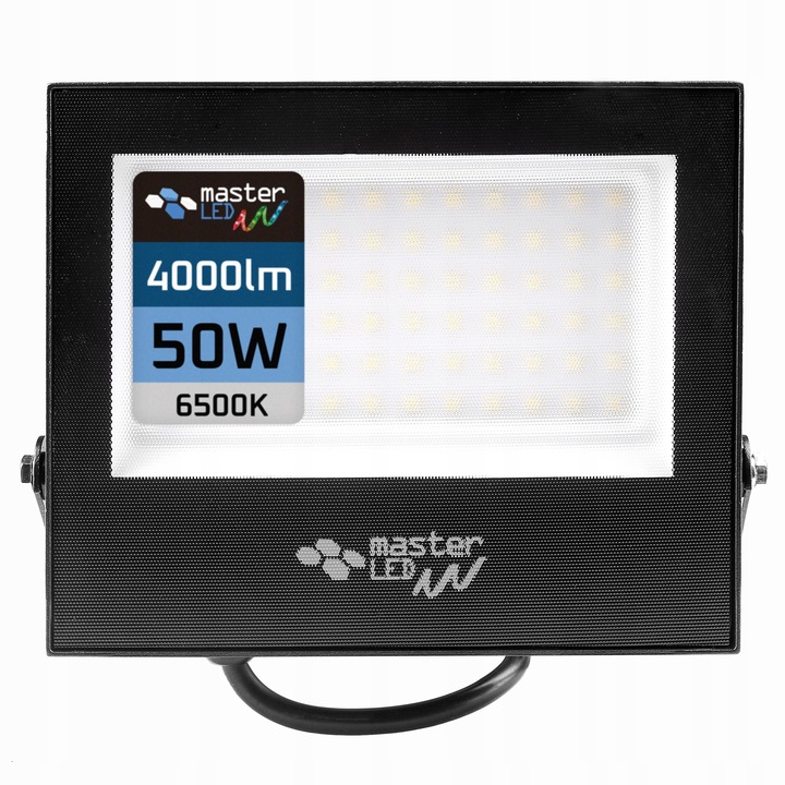 HALOGEN LED naświetlacz lampa 50W 6500K ZEWNĘTRZNY IP65 do garażu